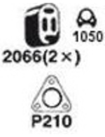 Montageset t.b.v. 0261626 opel astra f stationwagen (51_, 52_)  winparts
