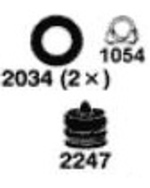 Montageset t.b.v. 0260298 mercedes-benz 190 (w201)  winparts