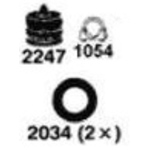 Montageset t.b.v. 0261110 mercedes-benz 190 (w201)  winparts