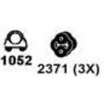 Montageset t.b.v. 0279723 toyota avensis (t25_)  winparts