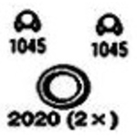 Montageset t.b.v. 0257957 opel gt  winparts