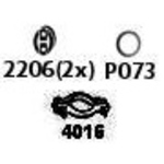 Montageset t.b.v. 0078966 toyota yaris verso (nlp2_, ncp2_)  winparts