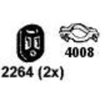 Montageset t.b.v. 0260455 peugeot 206 hatchback (2a/c)  winparts