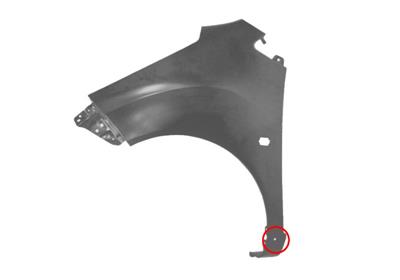 Voorspatbord links chevrolet spark (m300)  winparts