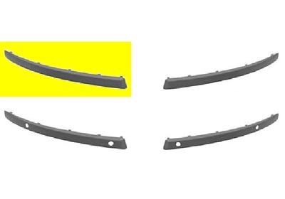 Foto van Bumperlijst rechts bumper zwart zonder pdc-gaten bmw 1 (e81) via winparts