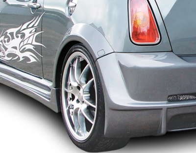 Foto van Carzone spatbordverbreder linksachter bmw new mini 2000-2006 'strada' mini mini (r50, r53) via winparts
