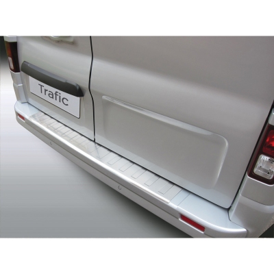 Abs achterbumper beschermlijst opel vivaro/renault trafic 10/2014- zwart opel vivaro bestelwagen  winparts