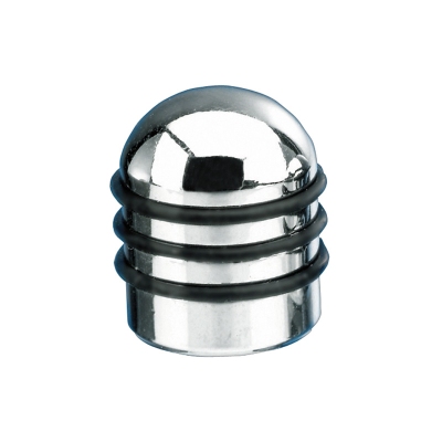 Foto van Foliatec aircaps ventieldoppenset aluminium - 4 stuks - 3 rubberen ringen universeel via winparts