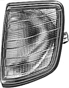 Foto van Lampglas, knipperlamp rechts mercedes-benz saloon (w124) via winparts