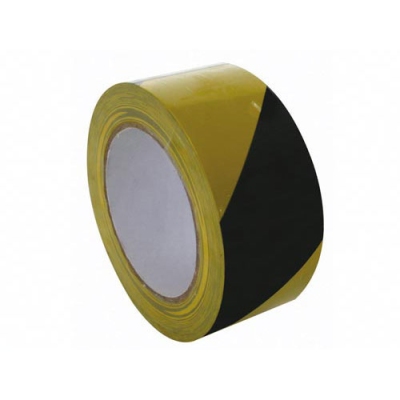 Markeertape - 50mm x 33m - geel/zwart universeel  winparts