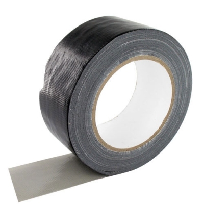 Duct tape 50mmx25 meter zwart universeel  winparts