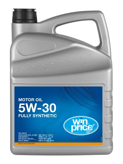 Motorolie 5w30 fullsynthetic winprice 5l universeel  winparts