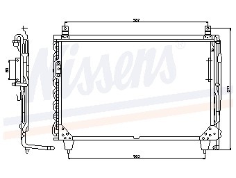 Foto van Condensator, airconditioning mercedes-benz s-klasse (w126) via winparts