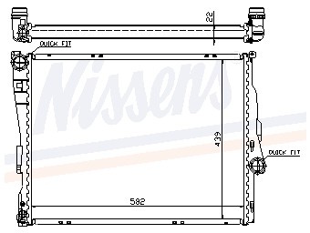 Foto van Koeler, motorkoeling - origineel bmw 3 (e46) via winparts