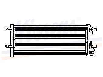 Foto van Condensator, airconditioning volkswagen transporter iv bus (70xb, 70xc, 7db, 7dw, 7dk) via winparts