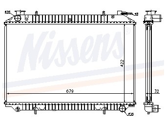 Koeler, motorkoeling - origineel nissan serena (c23m)  winparts