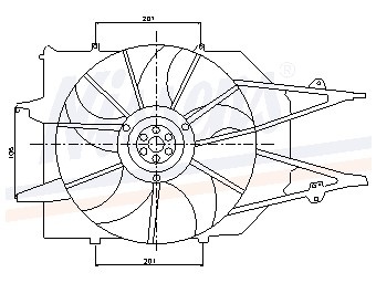 Foto van Koelventilator ford focus (daw, dbw) via winparts