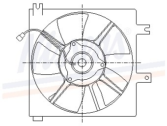 Ventilator, condensator airconditioning mazda 626 iv (ge)  winparts