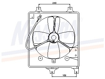 Foto van Koelventilator mazda 626 iii (gd) via winparts