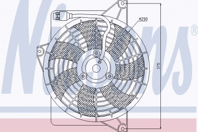 Foto van Ventilator, condensator airconditioning hyundai matrix (fc) via winparts