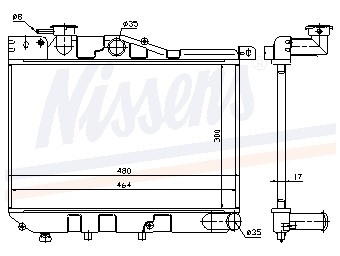 Koeler, motorkoeling mazda 323 ii hatchback (bd)  winparts