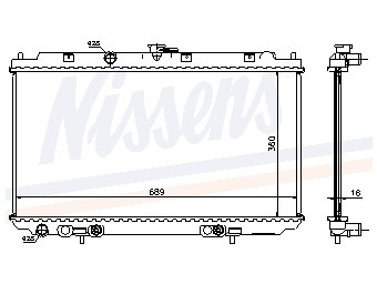Koeler, motorkoeling - origineel nissan almera ii hatchback (n16)  winparts