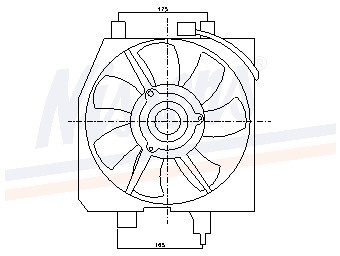 Ventilator, condensator airconditioning mazda premacy (cp)  winparts