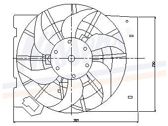 Ventilator, condensator airconditioning opel astra g hatchback (f48_, f08_)  winparts