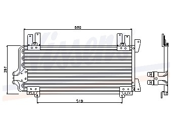 Foto van Condensator, airconditioning renault 21 saloon (l48_) via winparts