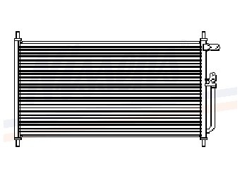 Condensator, airconditioning honda prelude iv (bb)  winparts