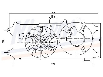 Koelventilator fiat doblo mpv (119_, 223_)  winparts