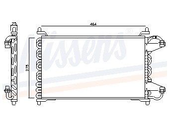 Condensator, airconditioning citroen bx (xb-_)  winparts