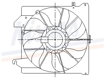 Koelventilator ford tourneo connect  winparts