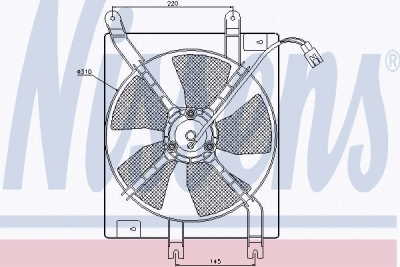 Ventilator, condensator airconditioning daewoo nubira saloon (klan)  winparts