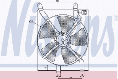 Foto van Ventilator, condensator airconditioning daewoo nubira saloon (klan) via winparts