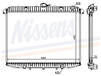 Koeler, motorkoeling - origineel nissan terrano ii (r20)  winparts