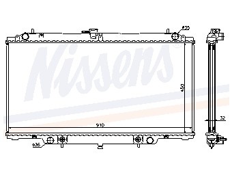 Koeler, motorkoeling - origineel nissan patrol gr v wagon (y61)  winparts