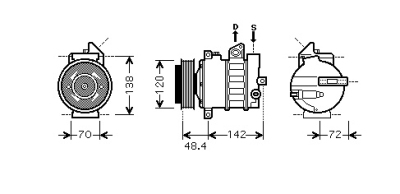 Compressor mercedes-benz c-klasse (w204)  winparts
