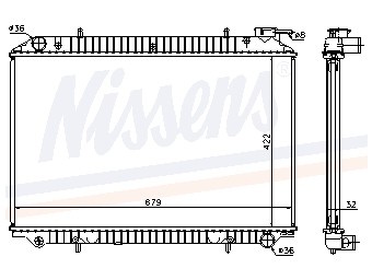 Koeler, motorkoeling - origineel nissan serena (c23m)  winparts