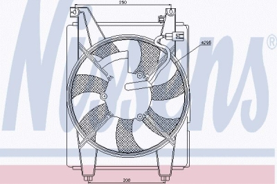 Foto van Ventilator, condensator airconditioning hyundai elantra (xd) via winparts