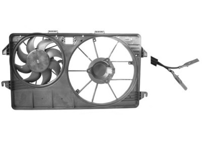 Koelventilator compleet 1.8d,1.8tdci zonder airco ford tourneo connect  winparts