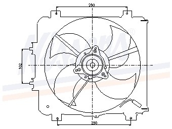 Ventilator, condensator airconditioning honda crx iii (eh, eg)  winparts