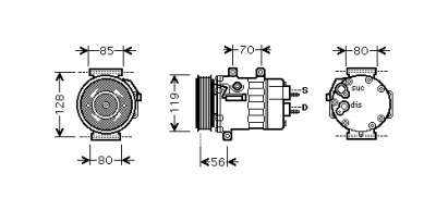 Compressor jumpy/scudo2/exp 20hdi re fiat scudo (270_, 272_)  winparts