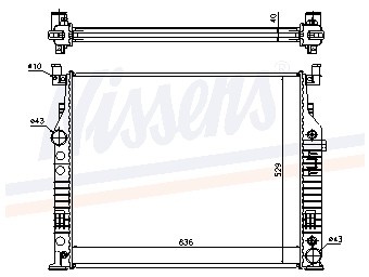 Koeler, motorkoeling - origineel mercedes-benz m-klasse (w164)  winparts