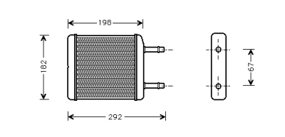 Kachelradiateur 0.8 chevrolet matiz (m200, m250)  winparts