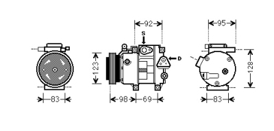 Compressor kia pro cee'd (ed)  winparts