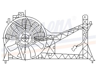 Foto van Ventilator, condensator airconditioning rover 45 saloon (rt) via winparts