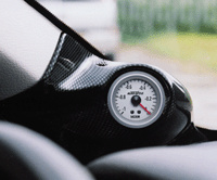 Foto van Rgm a-pillarmount links - 1x 52mm - honda civic 2/4-deurs 1992-1995 - carbon-look honda civic v coupé (ej) via winparts