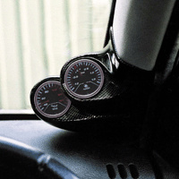 Rgm a-pillarmount rechts - 2x 52mm - peugeot 306 - carbon-look peugeot 306 hatchback (7a, 7c, n3, n5)  winparts