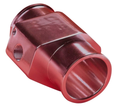T-adapter 34mm rood for watertemp. sensor universeel  winparts